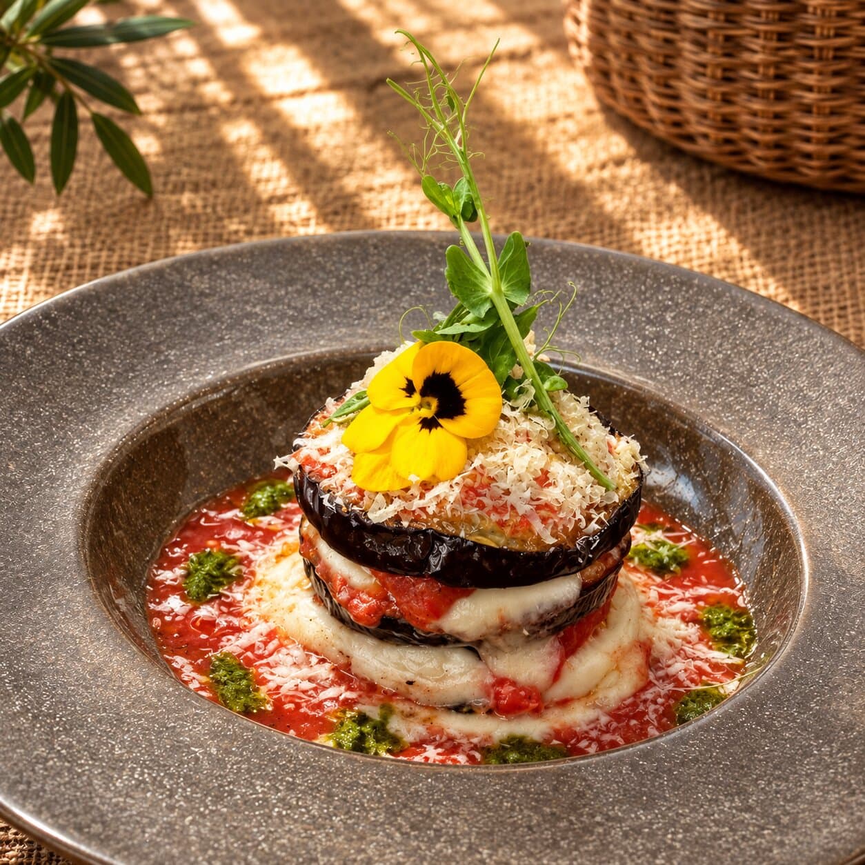 Eggplants Parmigiano Reggiano
