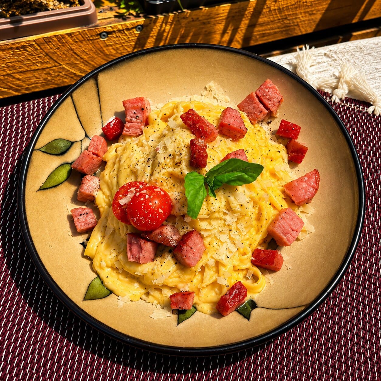 Pasta Fettuccine Carbonara