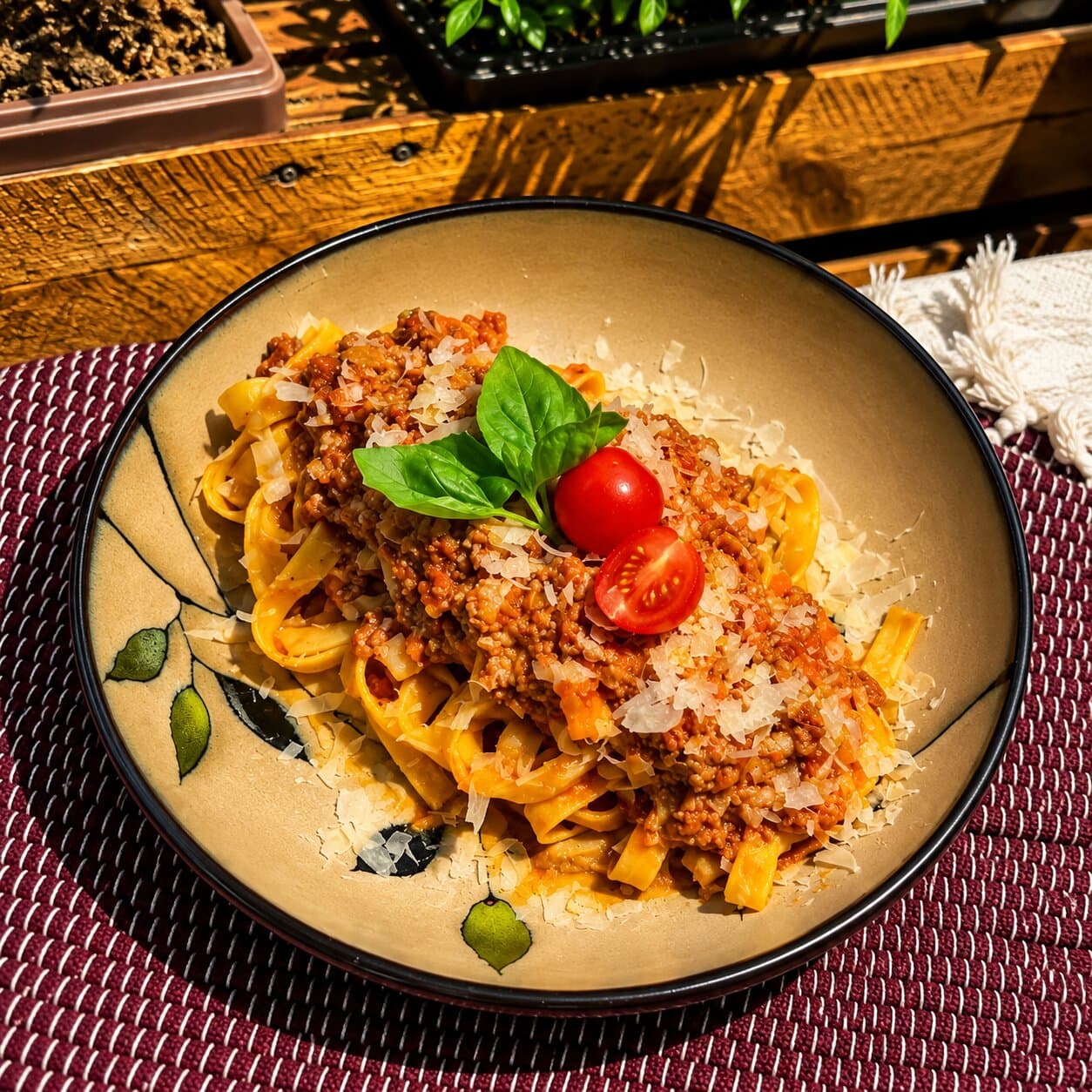 Pasta Fettuccine Bolonaise