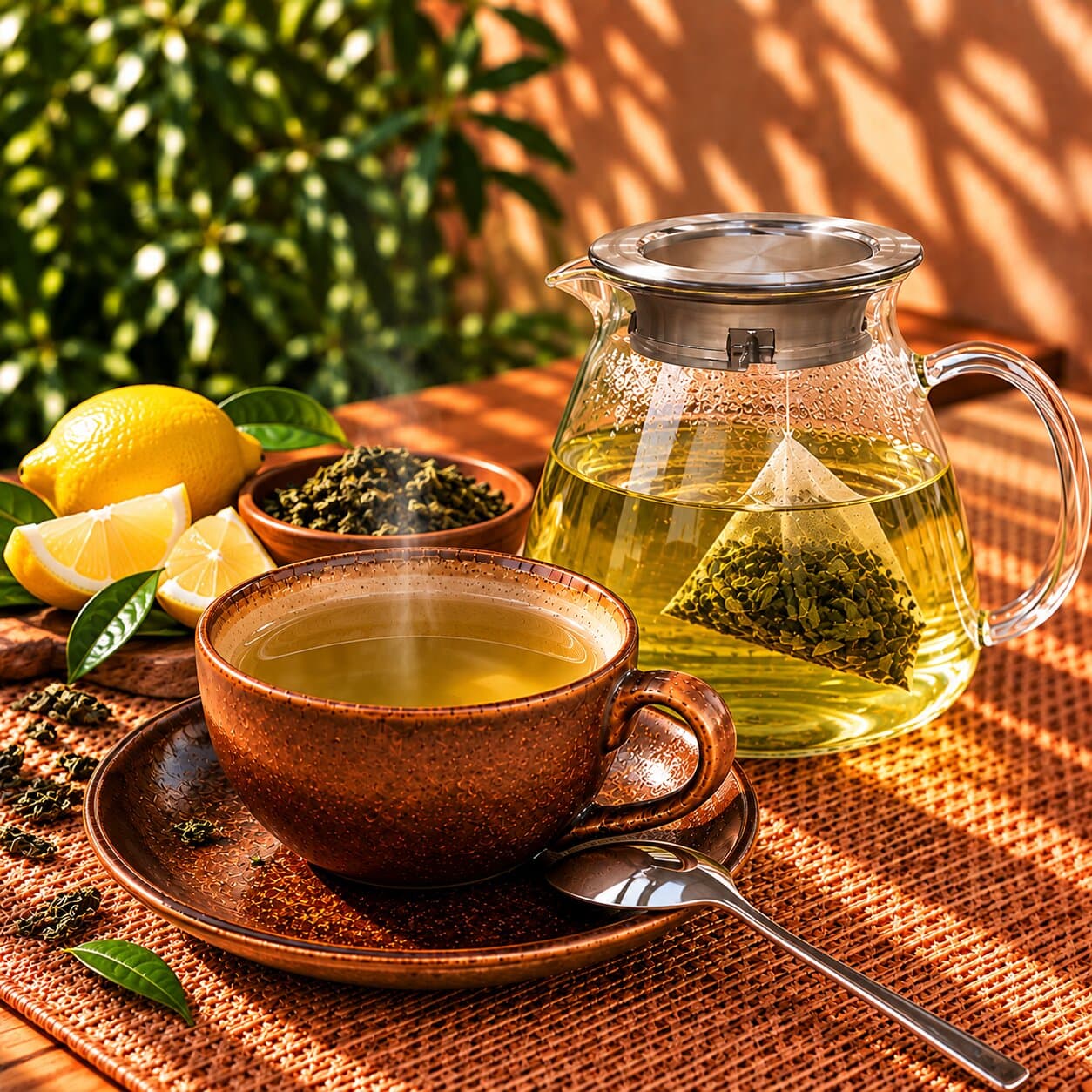 Green Tea with Lemon