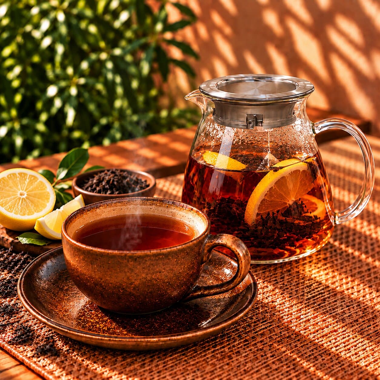 Black Tea with Lemon