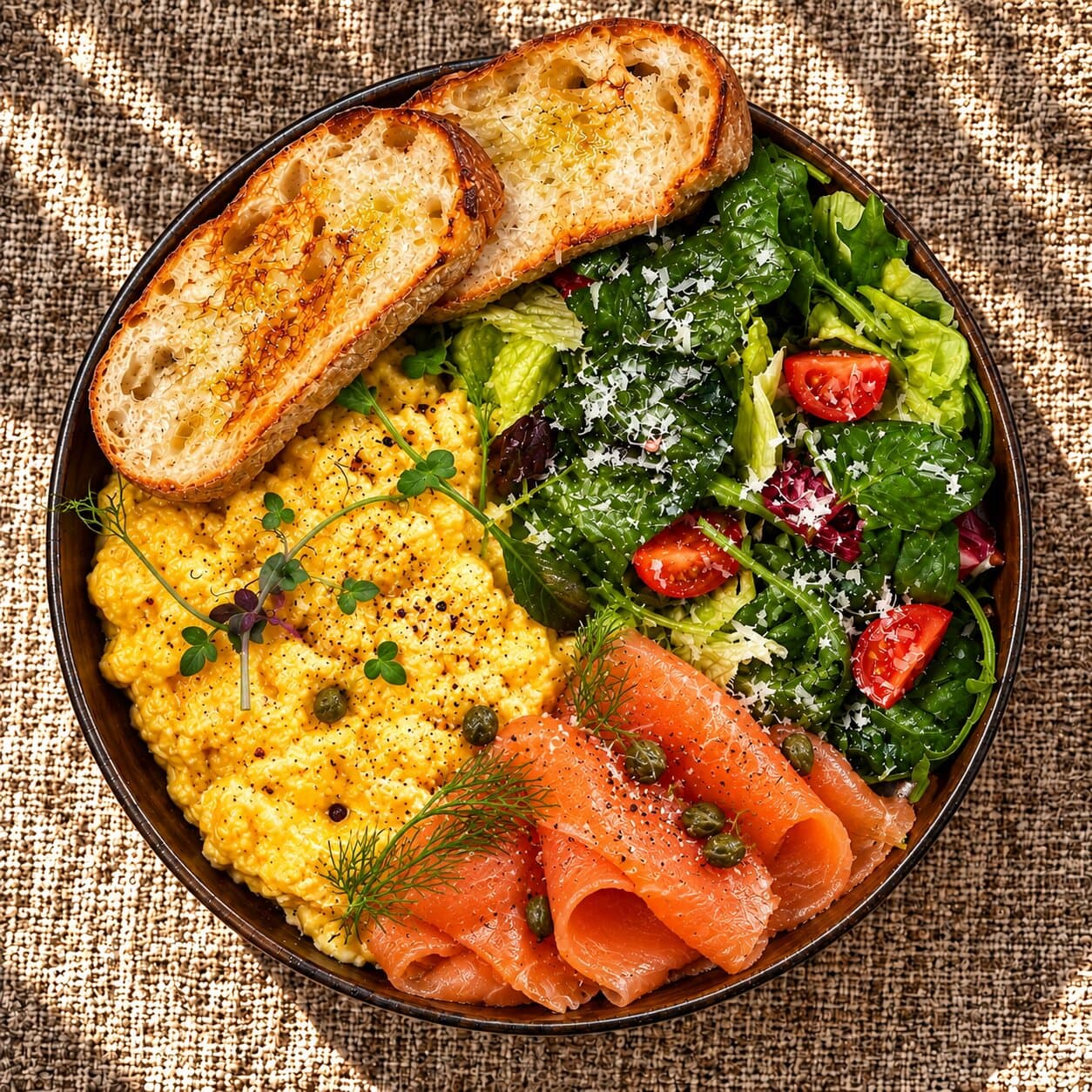 Breakfast VILLAGGIO with Lightly Salted Salmon
