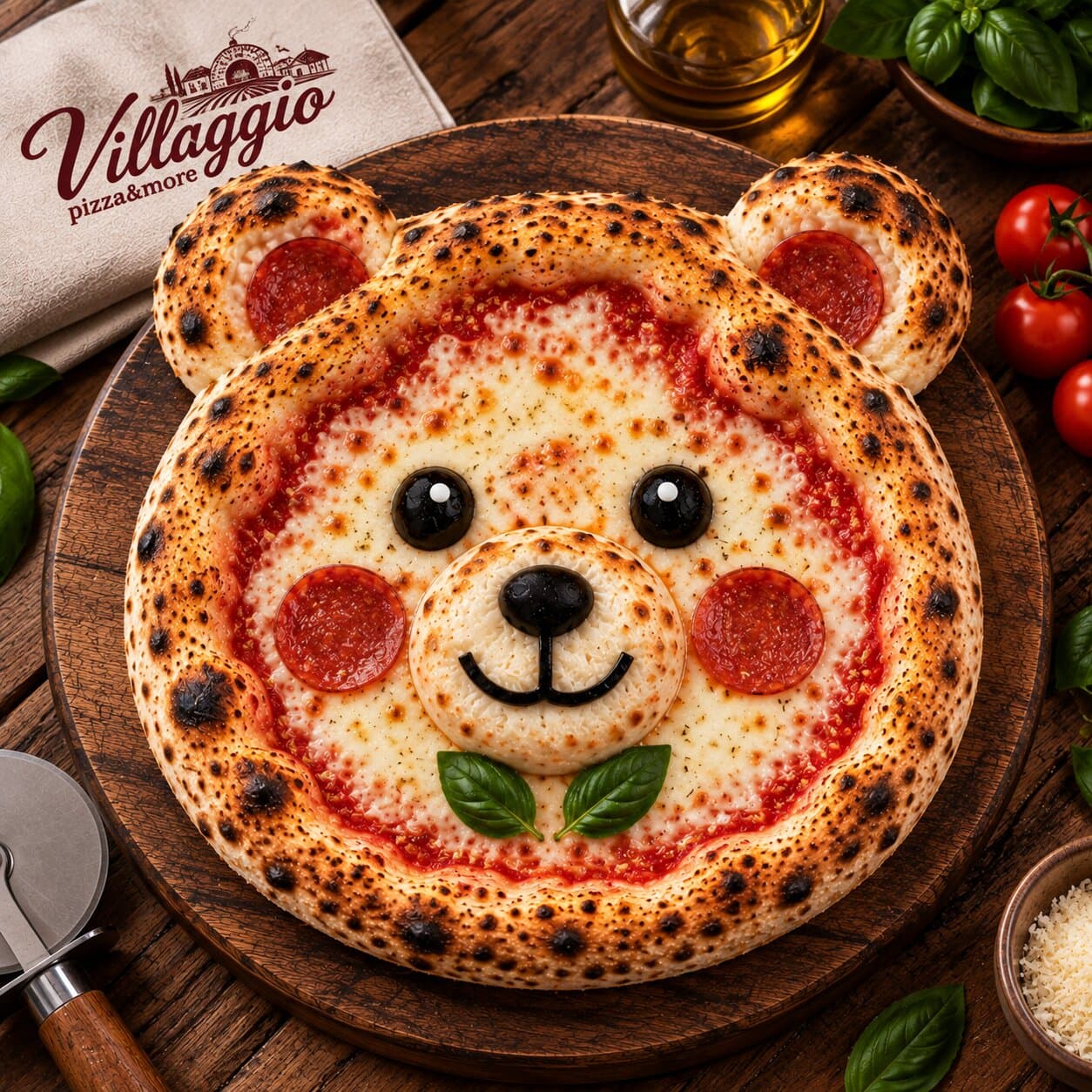 “Teddy Bear” Pizza